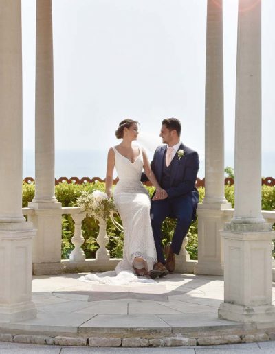 Bride & Groom in the doric temple