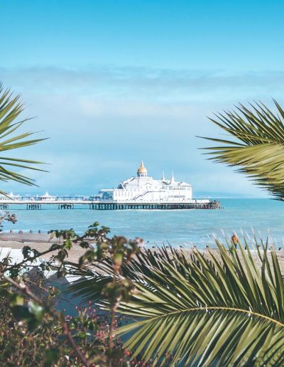 Landscape by the sea. Eastbourne Pier, East Sussex